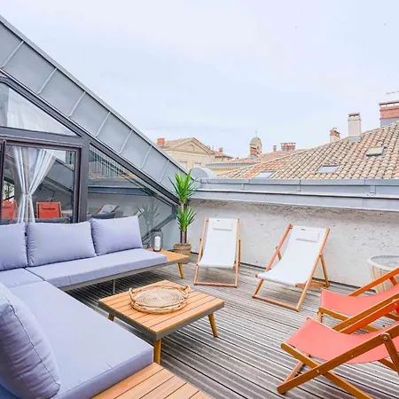 Apartment Nocnoc - Le Loft, Terrasse Comedie Montpellier
